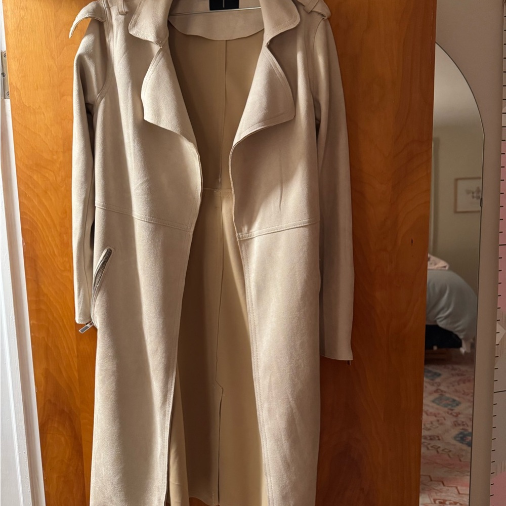 Elegant Cream Women's Coat